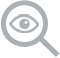Your privacy is our priority magnifying glass icon